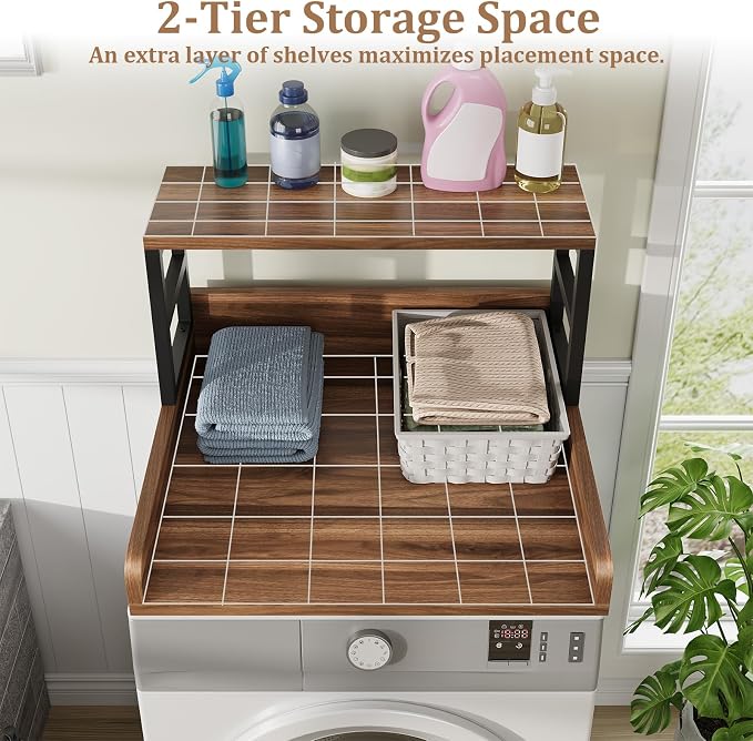 Washer Dryer Countertop with Shelf, 27.5″D x 27.5″W x 16.7″H, Countertop - Image 5