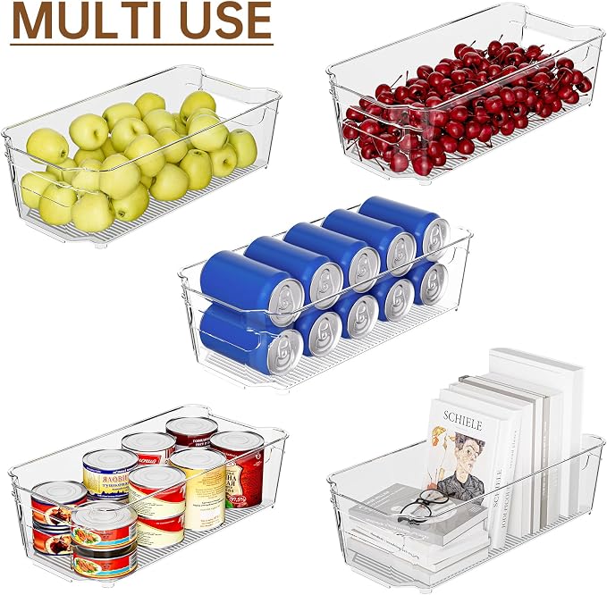 Clear Fridge Organizer, Refrigerator Organizer Bins - Image 7
