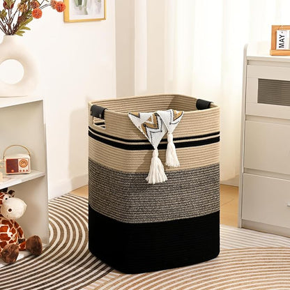 Laundry Hamper, 75L Tall Laundry Basket - Image 7