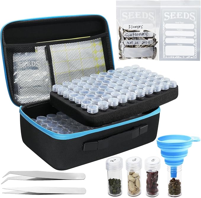 Portable 140 Slots Seed Storage Organizer, Large Capacity by Unknown