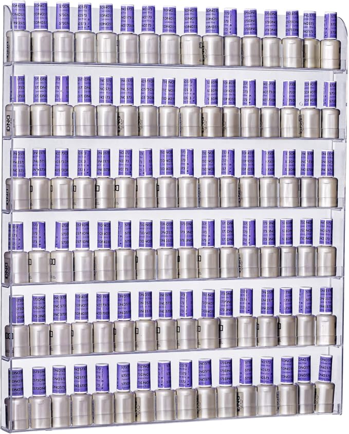 AMT Acrylic Nail Polish Racks for the Wall, Essential Oils Organizer. Holds up by AMTSupply