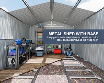 10x10 FT Metal Outdoor Storage Shed - Image 5