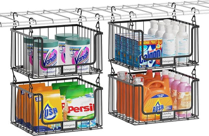 4-Tier Hanging Laundry Room Organizer by CableManagement