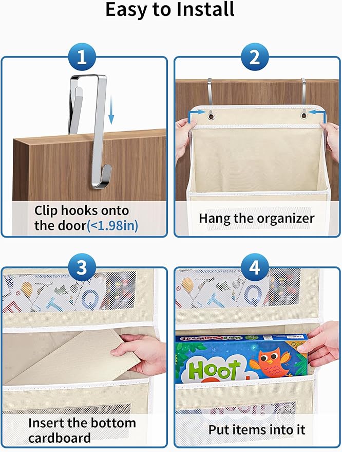 JARLINK Over the Door Organizer - Image 7