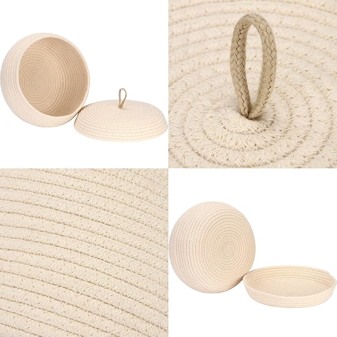 Sea Team Round Cotton Rope Storage Basket - Image 5