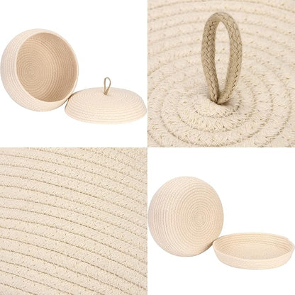 Sea Team Round Cotton Rope Storage Basket - Image 5