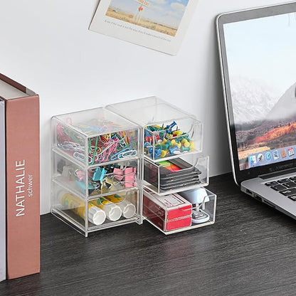 BTSKY 1 Pack Small Acrylic Storage Organizer - Image 4