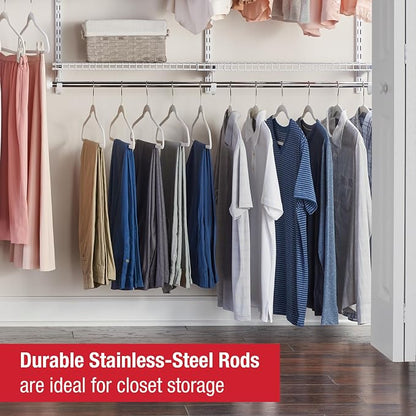 Rubbermaid Configurations Custom Closet Kit, 3-6 Ft. Adjustable Metal Wire - Image 5