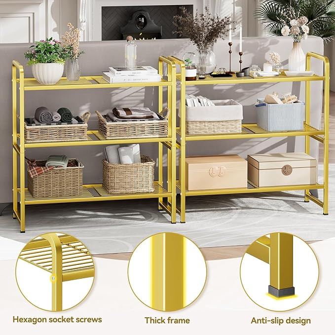 Standard Shelf Organizer for Outdoor Indoor, Waterproof Heavy Duty Metal - Image 5
