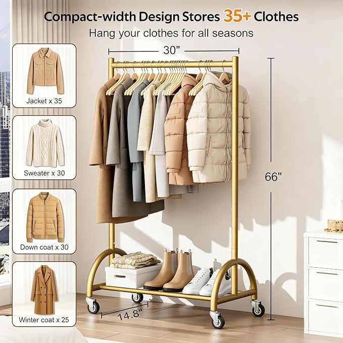 MISSLO Heavy Duty Clothing Rack - Image 3