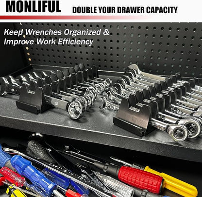 48PCS Magnetic Modular Wrench Organizer Wrench Holder - Image 2