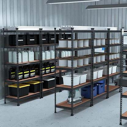 WORKPRO 5-Tier Adjustable Metal Shelving, 36”Wx18”Dx72”H, 4000LBS Capacity - Image 2