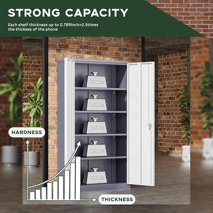 Greenvelly Metal Storage Cabinet - Image 6