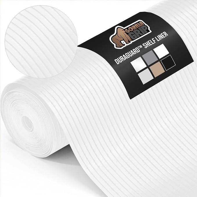 GORILLA GRIP DuraGuard Shelf Liner, 17.5x30 Non-Adhesive Cabinet Liners by Unknown