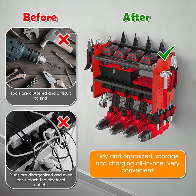 Power Tool Organizer Wall Mount - Image 4