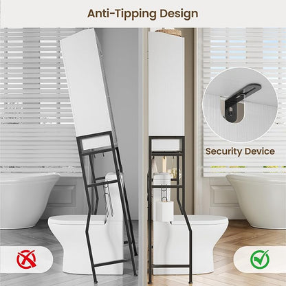 Over The Toilet Storage Cabinet, Over Toilet Organizer - Image 5