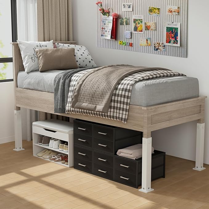 BOLUO Stackable Storage Drawers Narrow Closet Organizers and Storage Fabric - Image 5