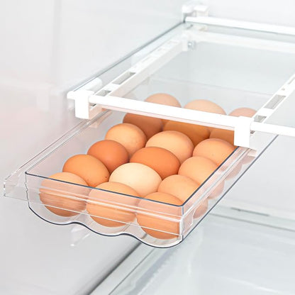BINO | Pull-out Egg Holder Organizer | THE HANGER COLLECTION | Fridge Egg - Image 5