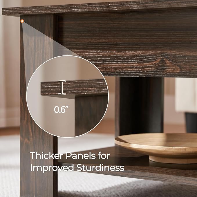 Yaheetech Lift Top Coffee Table - Image 9
