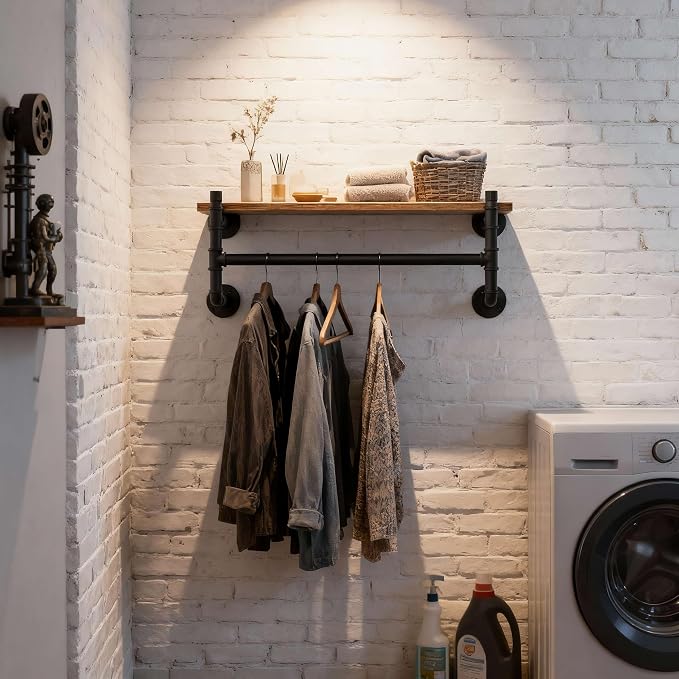 WEBI Wall Mounted Clothes Rack - Image 2