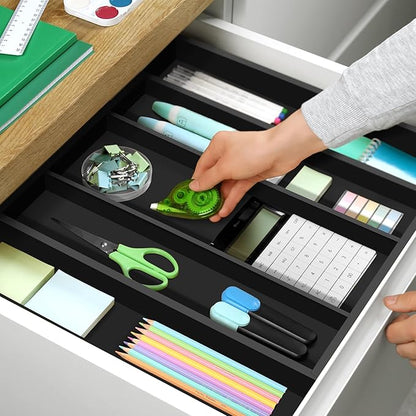 ROYAL CRAFT WOOD Luxury Bamboo Kitchen Drawer Organizer - Image 4