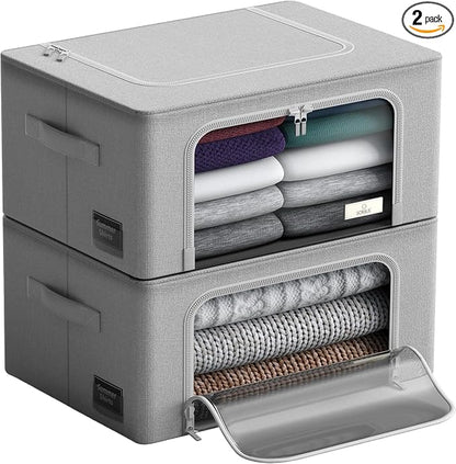 Sorbus Storage Bins with Metal Frame by Sorbus