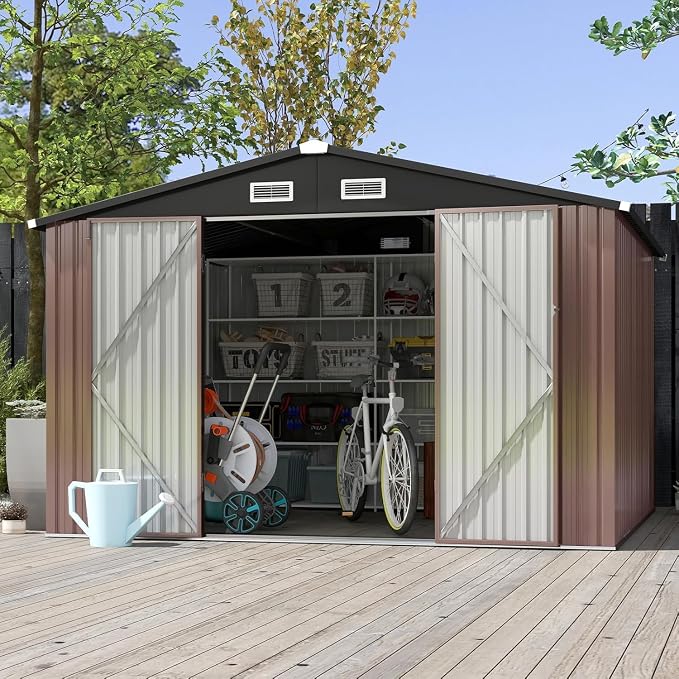 Aoxun 10x8 FT Outdoor Storage Shed by Aoxun
