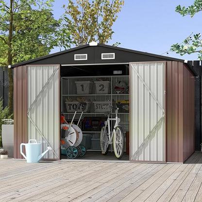 Aoxun 10x8 FT Outdoor Storage Shed by Aoxun