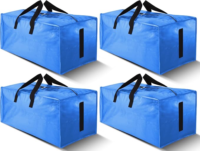 4 Pack Large Strong Moving Bags by HOMESURE