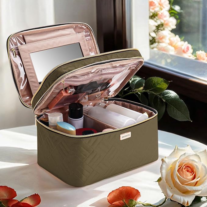 8.8L Double Layer Travel Makeup Bag - Image 3