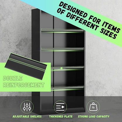 INTERGREAT Metal Storage Cabinet, Tall Metal Cabinet - Image 7