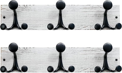 SKOLOO 17-Inch Wood Coat Rack Wall Mount by SKOLOO
