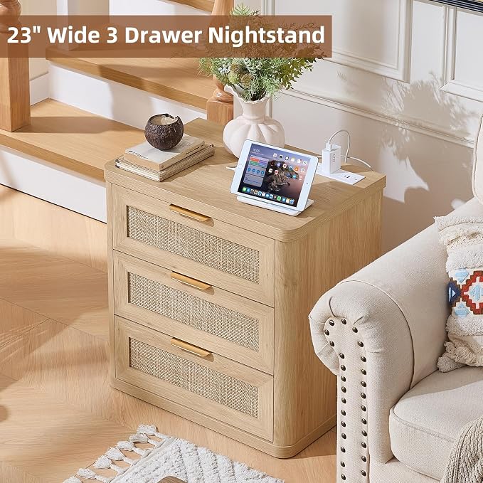 LEYAOYAO Rattan Night Stand - Image 8