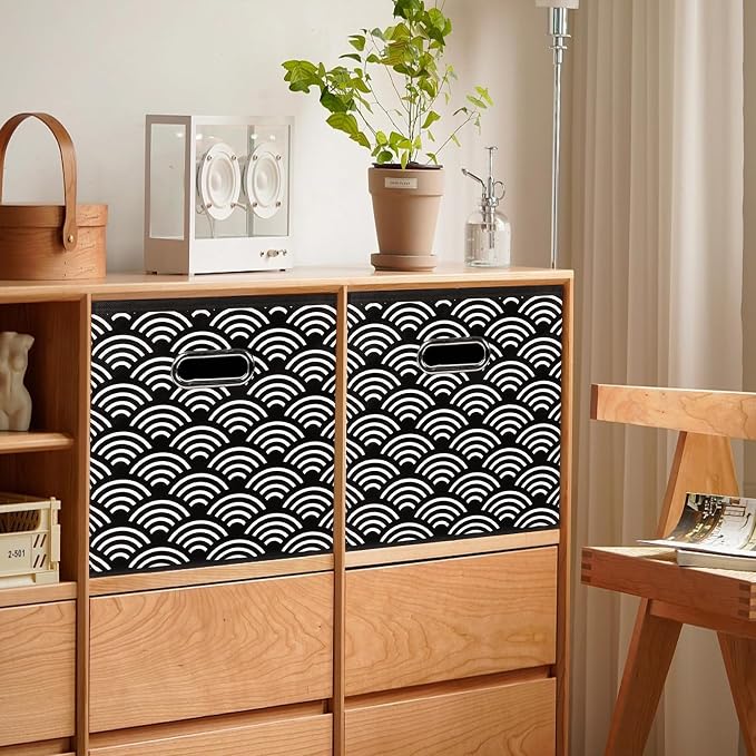Fabric storage bins Cubes, Fabric Cube Organizer - Image 5