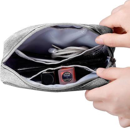 E-Tree Small Makeup Bag, Cosmetic Toiletry Skin Care Make up Little Items Pouch - Image 3