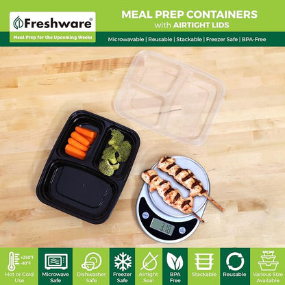 Freshware Meal Prep Containers - Image 2