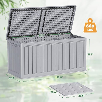 Devoko 260 Gallon Double-Wall Deck Box - Image 8
