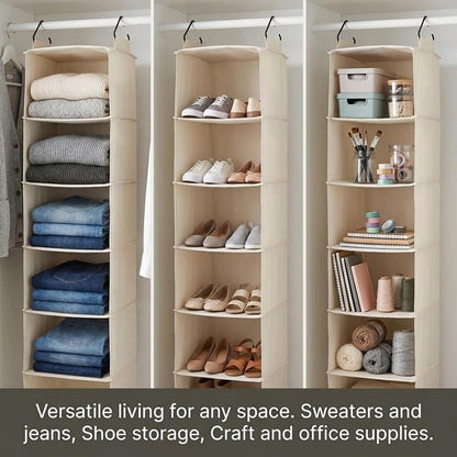 Household Essentials Cedarline 6‑Shelf Hanging Closet Organizer in Heavy‑Duty - Image 5