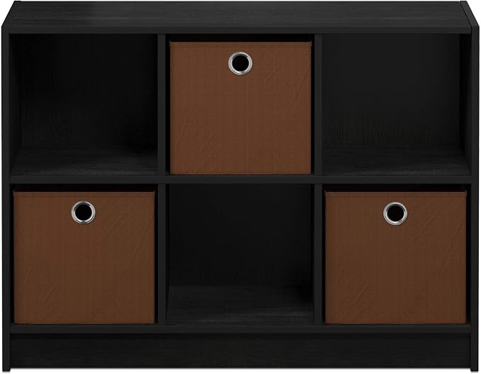 Furinno BASIC Book Shelf, 6-Cube Bookshelf - Image 6