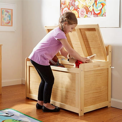 Melissa & Doug Wooden Toy Chest - Image 2