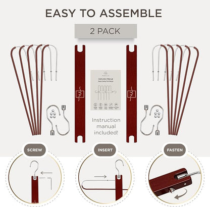 MORALVE Pants Hangers Space Saving - Image 7