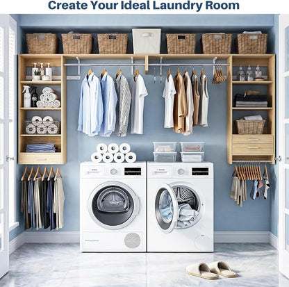 Armocity 60" Wall Mounted Laundry Room Organization - Image 8