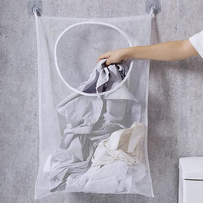Hanging Laundry Hamper Bag, 2 Pack Over The Door Hanging Laundry Bag, 30 x 20 - Image 2
