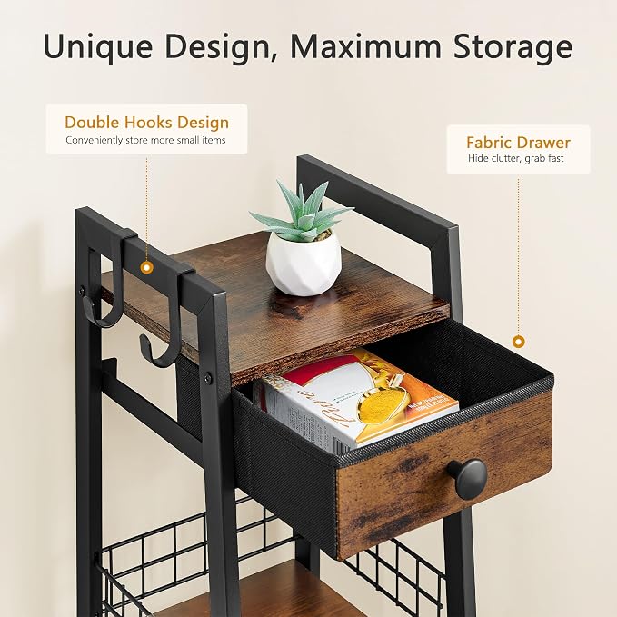 3-Tier Narrow Ladder Shelf - Image 7