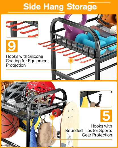 Garage Sports Equipment Organizer - Image 5