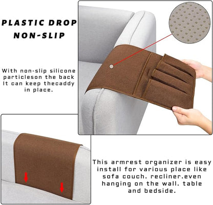 NB Sofa Armrest Organize remote holder bedside caddy organizer - Image 5