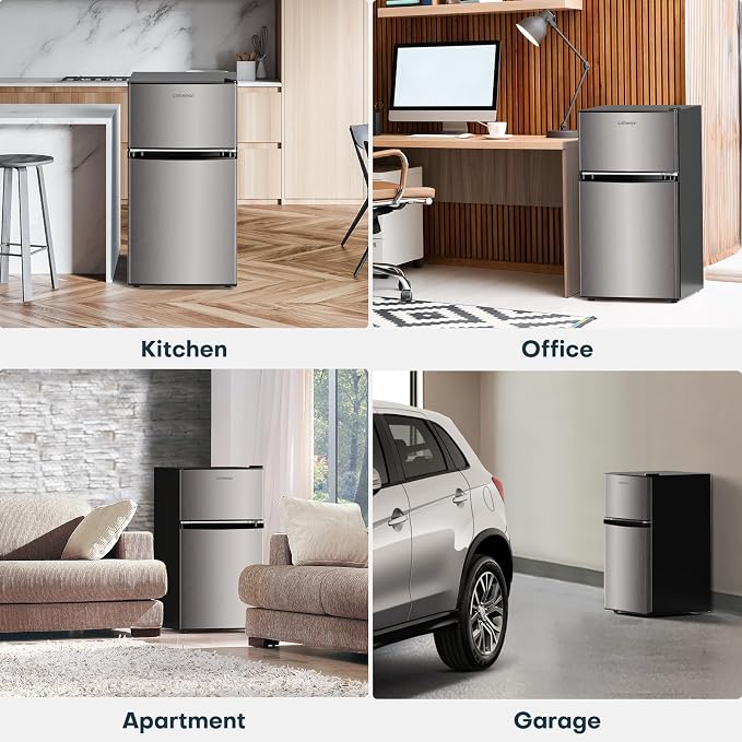 Upstreman 3.2 Cu.Ft Mini Fridge - Image 5
