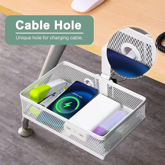 ROSYLINE Clamp On Desk Organizer - Image 4