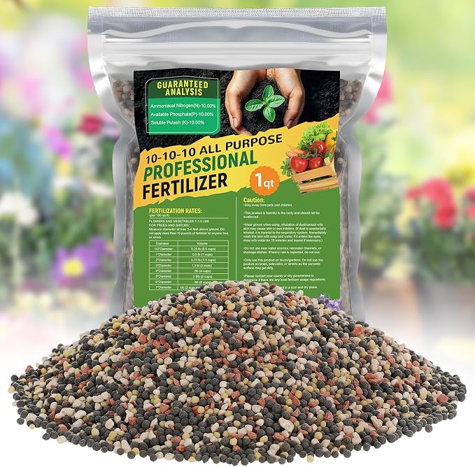 10-10-10 Slow-Release Premium Fertilizer by Bigmeta
