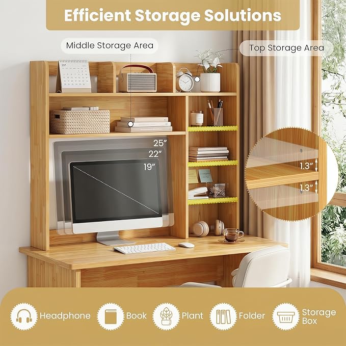 Tangkula Desktop Bookshelf - Image 7